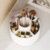 360°Rotating Desktop Makeup Brushes Organizer Cosmetic Storage Box Portable Lipstick Holder Skincare Pen Organizer Stand