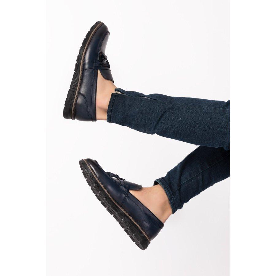 Мужские мокасины из натуральной кожи