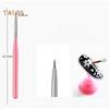 TMS 15 шт., крючок для дизайна ногтей, точечная ручка для рисования, кисти для макияжа, маникюрный инструмент