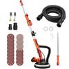 Drywall Sander, 850W Electric Drywall Sander, Popcorn Ceiling Removal Tool with 5 Variable Speed 800-1700 RPM, Double-Deck LED Light, Foldable &