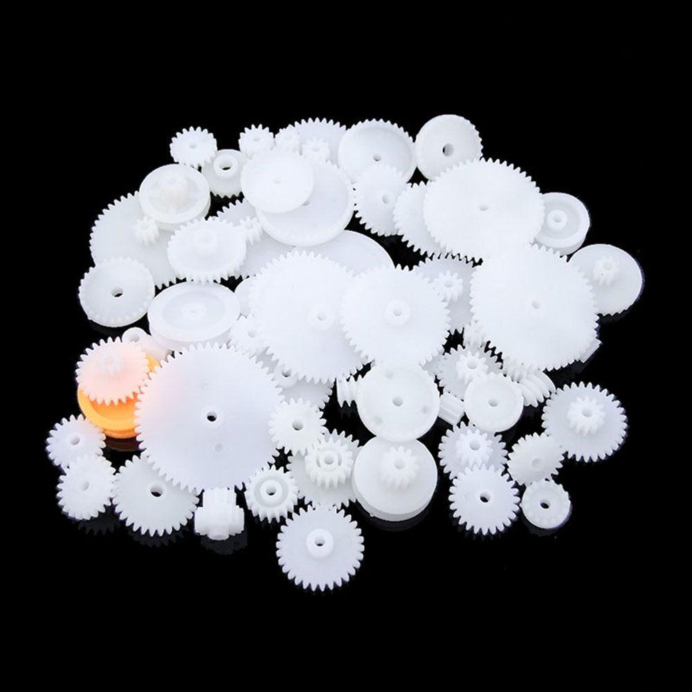 Necessary Kit Robot Plastic Motor Single Double Layer Worm Gears Cog Wheels Shaft for DIY Crown