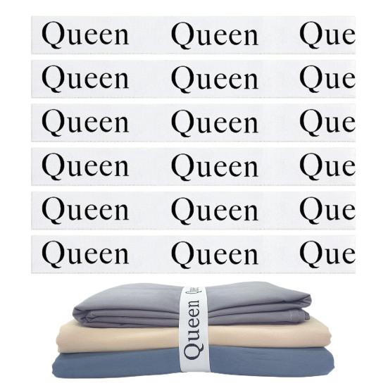 6 шт./компл., органайзер для простыни, группа Twin Full King Queen с буквами, эластичное постельное белье, держатель для хранения этикеток, ремешок для дома, товары для дома
