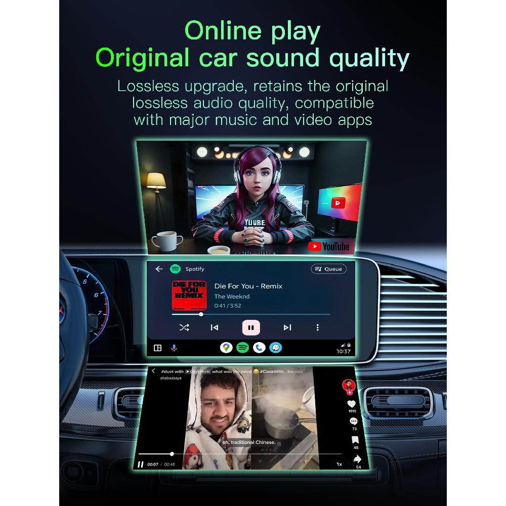 Беспроводной адаптер Android Auto и CarPlay