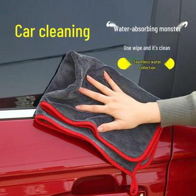 Косичка Микрофибра Полотенце для Мойки Автомобиля - Очень Толстое, Безворсовое, Супер Впитывающее