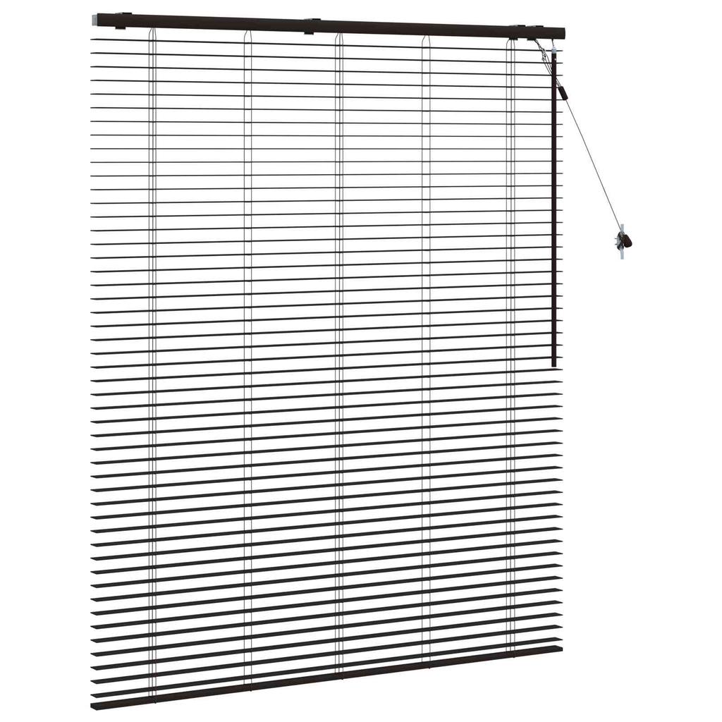 Blinds Dark Brown 125 x 160 cm 35 mm Solid Paulownia Wood