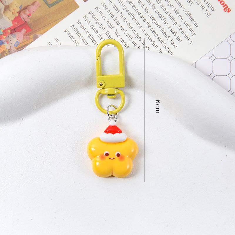 Мультяшный Рождественский Брелок Милый Смоляной Санта Клаус Рождественская Елка Подвеска Брелок Аксессуары для Сумки Праздничная Вечеринка Рождественский Подарок