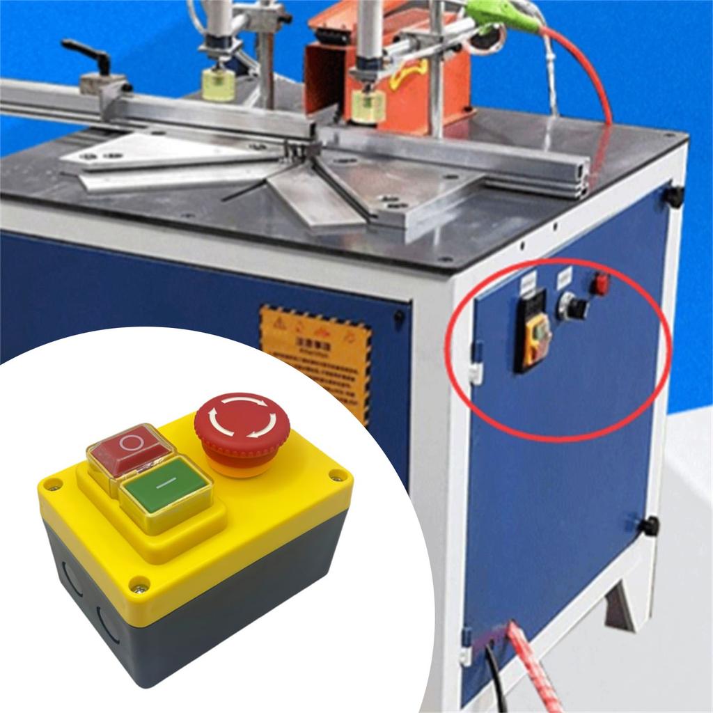 Electric Tool Emergency Shutoff Switches Machine Equipment Safety Switches Stable Electromagnetic Switches 250V 16A