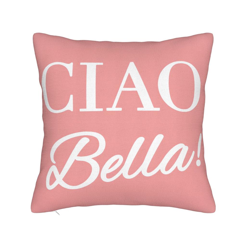 Ciao Bella Art Design Pillow Cover Soft Cushion Cover Novelty Pillow Case For Sofa Home Decoration