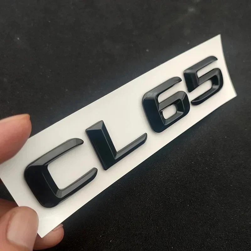 Letters Stickers ABS For Mercedes-Benz CL55 CL65 CL63 W216 Emblem Badge 3D Logo Decal ABS Chrome Car Trunk Auto Accessories UX0