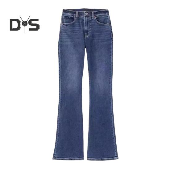 Женские зимние джинсы средней талии с застежкой-молнией на пуговицах, большого размера, облегающие, с карманами, прямые, широкие, повседневные, длинные брюки