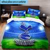 3pcs Tottenham Hotspur F.C Design Printed Bedding Set Duvet Cover Closure Includes 1 Duvet Cover & 2 Pillowcases Bedding Sets Home Decor Gifts