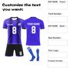Personalised Shirts Kit Mens Girls With Name Number Custom Football Jerseys For Boys Training Suit
