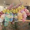 Cartoon Macaron Fleece Doll Keychain Pendant Cute Small Gift Keychain