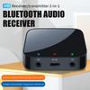 Беспроводной аудиопередатчик и приемник 2 в 1 Bluetooth 5.3 3,5 мм Aux аудиоадаптер Bluetooth-передатчик для ТВ, автомобиля, наушников