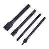 4PCS Hole Punches High Carbon Steel Hollow Punching Tool Smooth Sturdy Leather Craft Tools Working Adult Woman