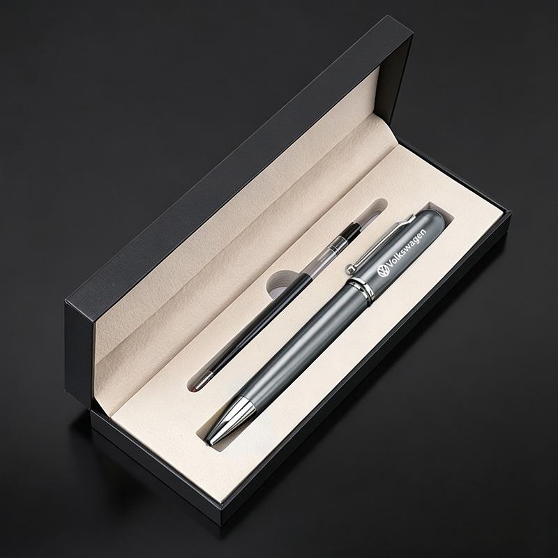 Luxury Metal Business Signature Pen Durable Gel Ballpoint Pen Gifts for Volkswagen VW R Rline Passat Jetta CC Touran Tiguan Golf Hp9