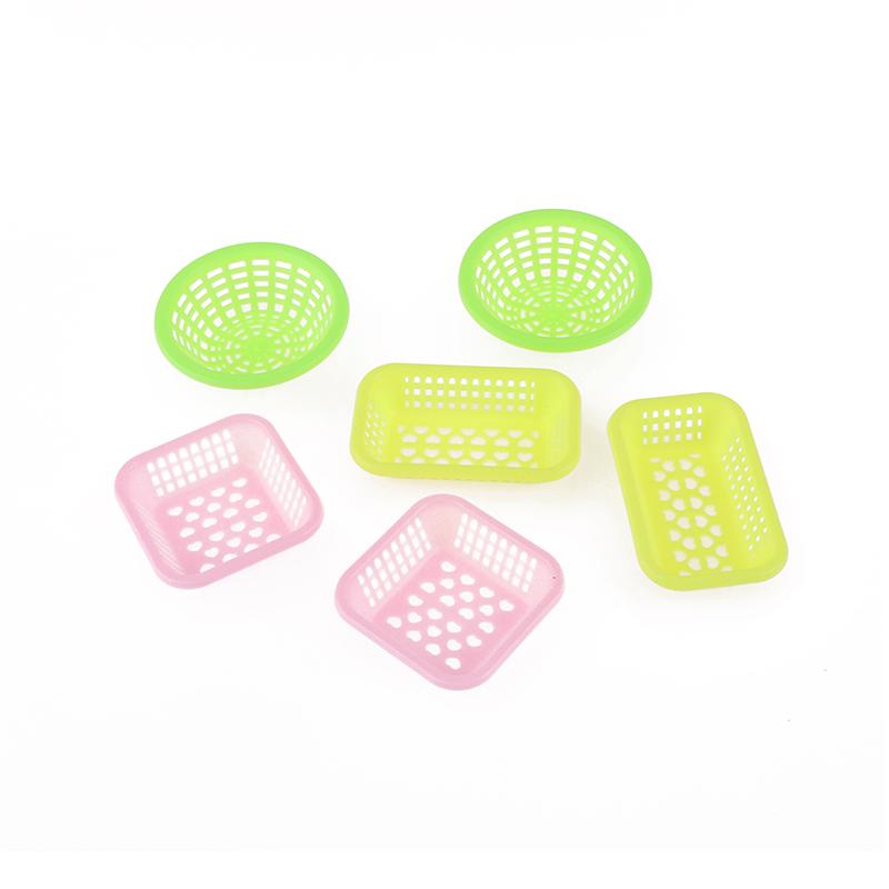 10 шт. 1:12 Миниатюрная корзина для хранения кукольного домика, мытье овощей, фруктов, корзин для еды, декор для кухни, аксессуары для игрушечного кукольного домика