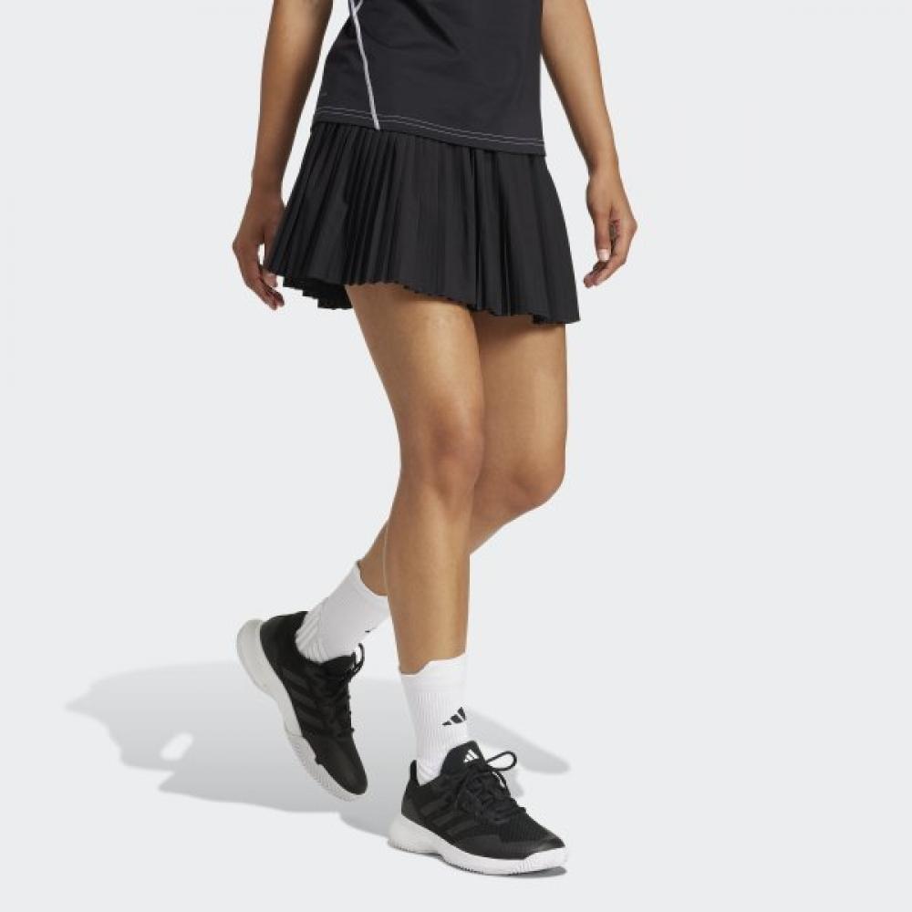 Adidas Women S Mid riSe Club Pleated Skirt With Climacool