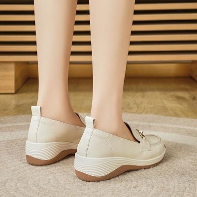 Маленькие белые туфли для весенних мам, повседневные, легкие и нескользящие спортивные туфли