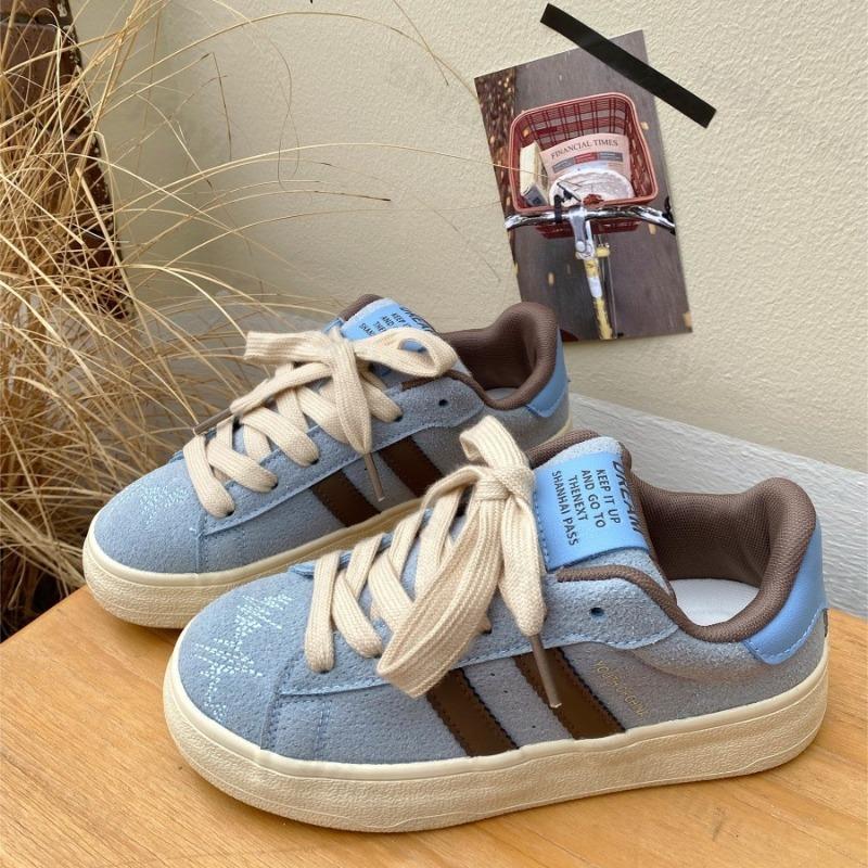 Женская обувь 2025 Весна Новые кроссовки на платформе Дышащая белая обувь Удобные повседневные балетки Нескользящая вулканизированная обувь