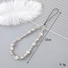 Korean Love Heart Beaded Phone Chain & Keychain Set for Women