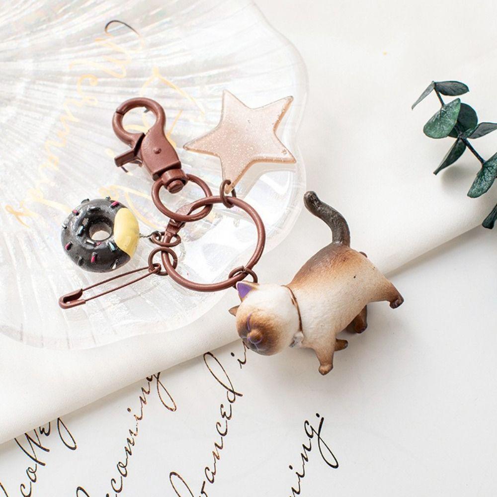 Кошка Кошка Брелки Украшения Брелок Пряжка Милый Брелок Любители Домашних Животных