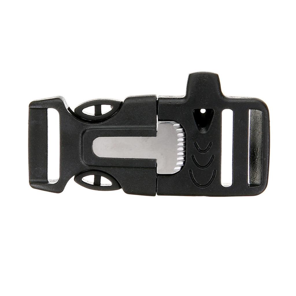 Браслет для выживания с парашютным шнуром, пряжкой для огнива, набором скребков и свистка