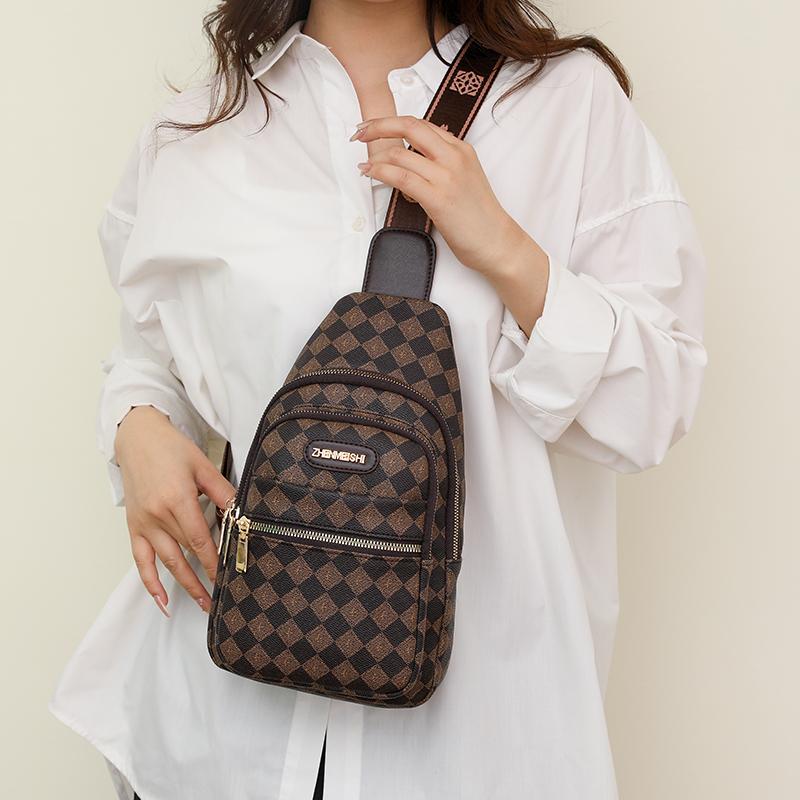 Нагрудная сумка Женская сумка через плечо Нагрудная сумка Рюкзак Женская маленькая сумка с принтом