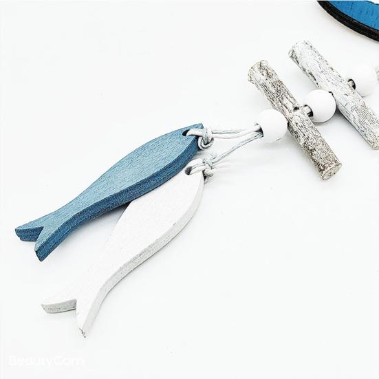 DIY Cartoon High Quality Decorative Ocean Small Fish Craft Boat Pendant Hanging Ornament Ocean Pendant Decoration