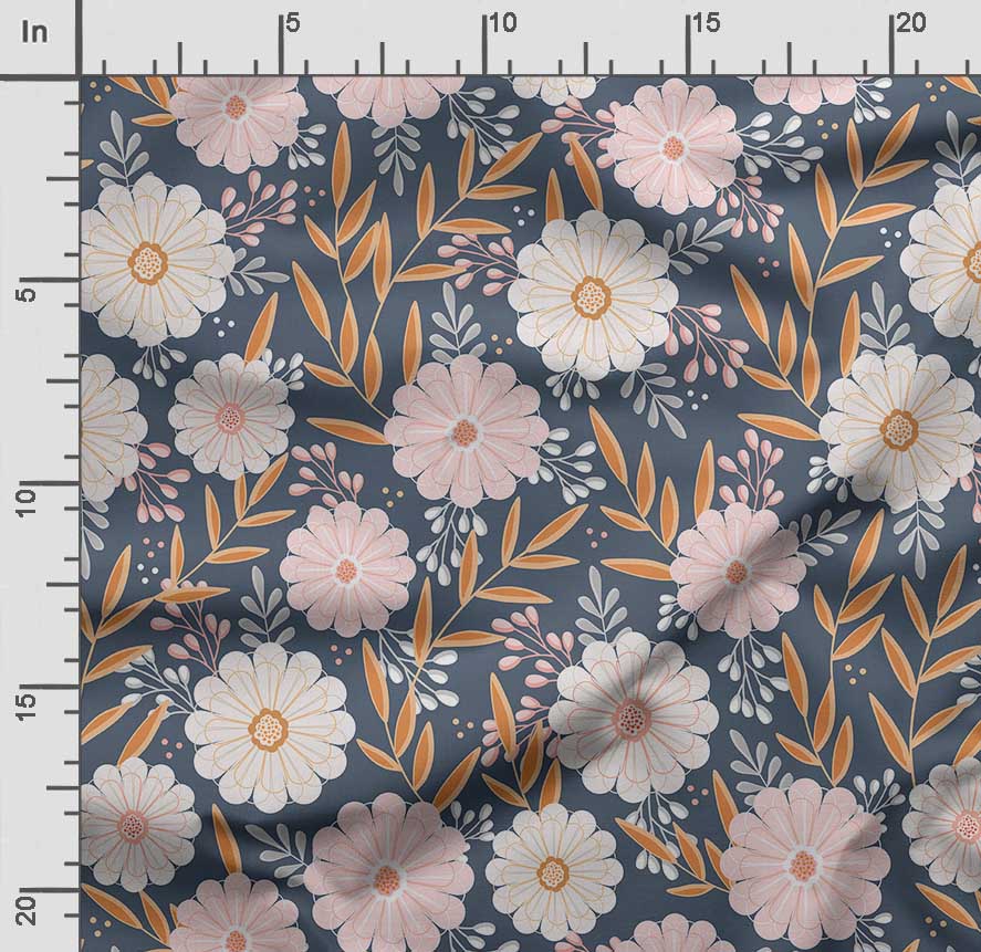 Soimoi Ткань для квилтинга из хлопкового батиста с цветочным принтом, продаваемая во дворе — швейные принадлежности для хлопчатобумажной ткани средней плотности шириной 42 дюйма