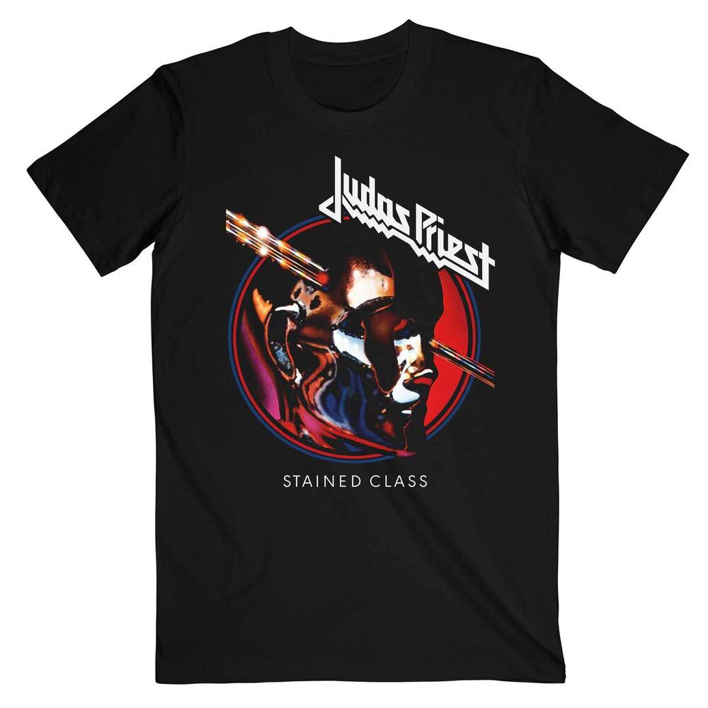 Футболка унисекс Judas Priest Stained Class Album Circle Tee