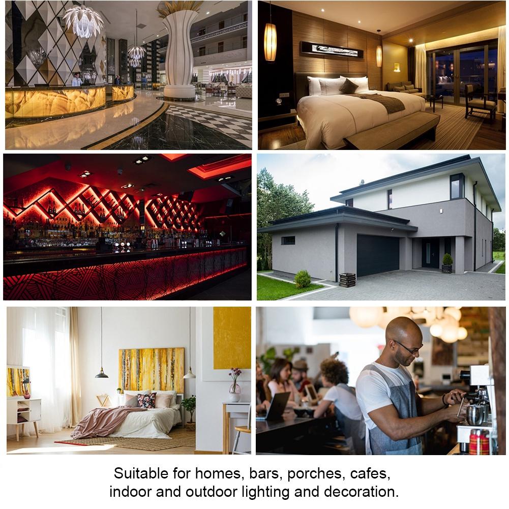 12W LED Wall Lamp Outdoor Waterproof Lamp Square Garden Lamp Aisle Balcony Lamp