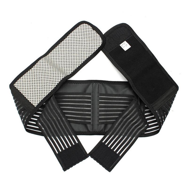 Поясничный поддерживающий пояс, корсет для снятия напряжения при грыже межпозвоночного диска, используется для самостоятельного подогрева спинного давления