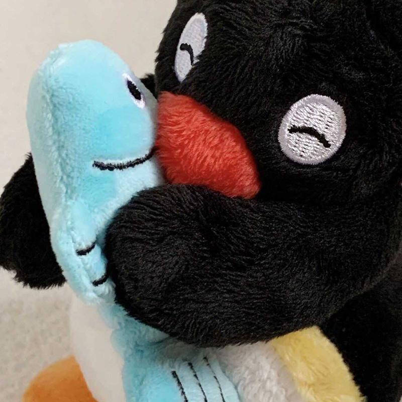 Милая плюшевая игрушка пингвин кукла кулон мультяшный пингвин брелок кольцо креативная сумка подвесное украшение аксессуары подарок для детей