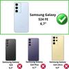 Защитная пленка - Phonillico - Samsung Galaxy S24 FE - Упаковка 2 шт. - Ультратонкая - Устойчивая к царапинам