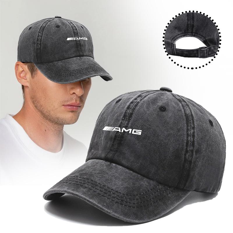 New Adjustable Leisure Car Sport Outdoor Summer Hat Baseball Cap For Mercedes Benz AMG A C E V R Class GLC SLK SL Vito Sticker XZ0