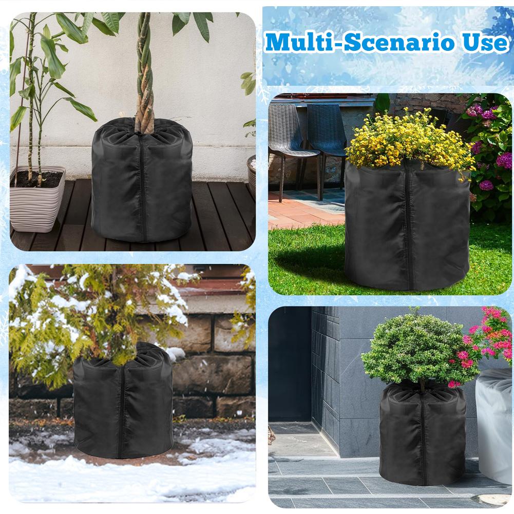 Garden Blanket Reusable Plant Frost Cover - Winter Protection Bag for Trees Palms & Shrubs with Drawstring Cold & Bug Proof