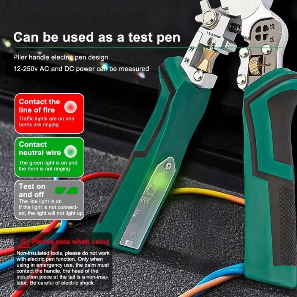 Metal Wire Stripper 10-in-1 Cable Electrician Stripper Wireman Maintenance Tool