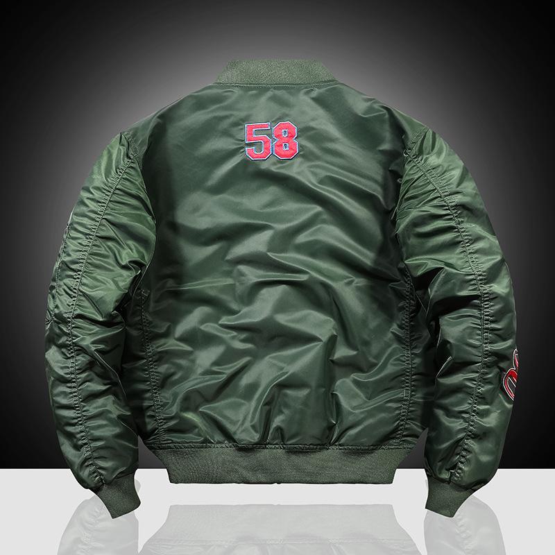 Весенне-осенняя куртка-бомбер ВВС, мужская вышитая бейсбольная куртка, свободная куртка-карго больших размеров
