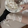 Романтическая весенняя прогулка. Легкие летние/осенние дышащие сетчатые стеганые носки до колена с кружевным бантом для детей.