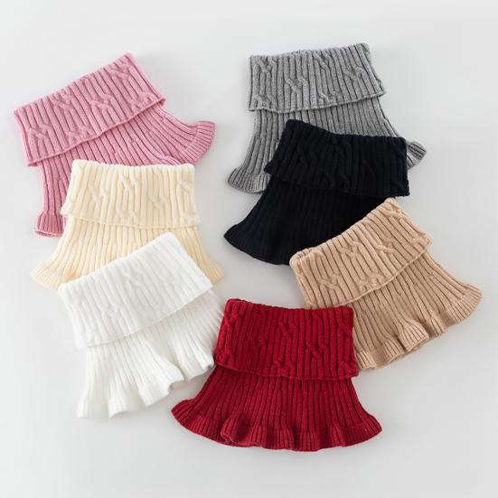 Fake Collar Scarf Quick-Drying Thickened Warm Fake Collar Scarf Winter Decorative Warm Neckwear Layering