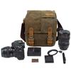 CAREELL C264 винтажная холщовая сумка для фотосъемки через плечо, чехол для переноски зеркальных фотокамер, небольшие дорожные сумки для Nikon Sony