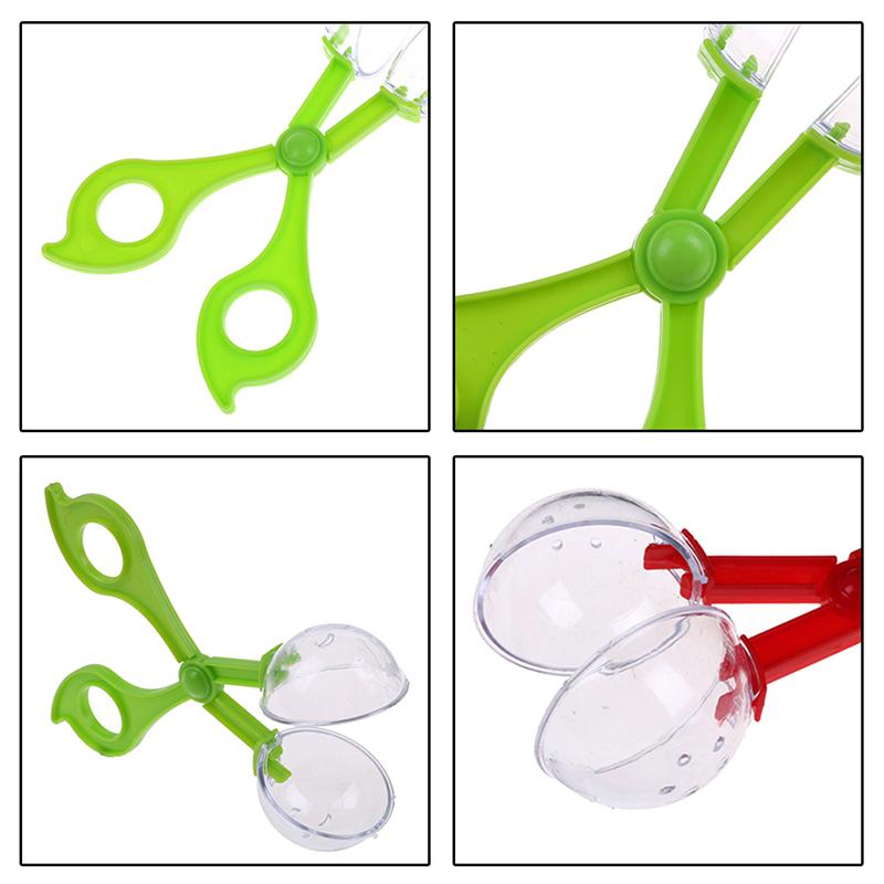 Bug Insect Plastic Catcher Scissors Tongs Tweezers For Kids Children Toy Handy