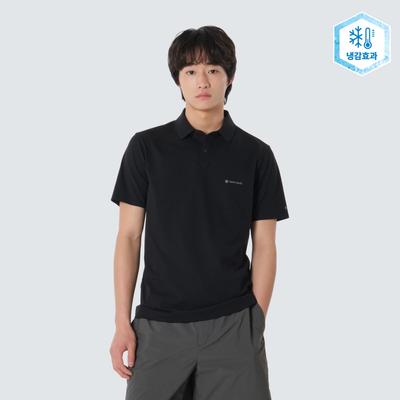 Regen Quick-Dry Short-Sleeve Polo T-shirt Black (S26MMTPS50)