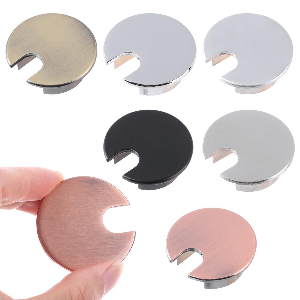 Alloy Buckle Line Organizer Wire Hole Cover Desk Table Cable Fastener Line Box Computer Grommet