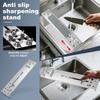 Sharpening Whetstone Holder No Slip Adjustable For Whetstones Kitchen Sink