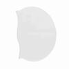 Durable Unisex Silicone Waterproof Swimming Cap Solid High Elastic Swimmer Hat White