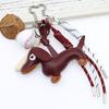 Шоколадный брелок брелок такса брелок для ключей от машины шарм для сумки плетеная веревка подвеска для сумки брелоки для украшения сумки