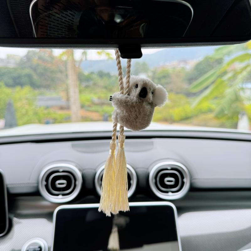 Charming Koala Car Pendant - Stylish Rearview Mirror Decor for Women