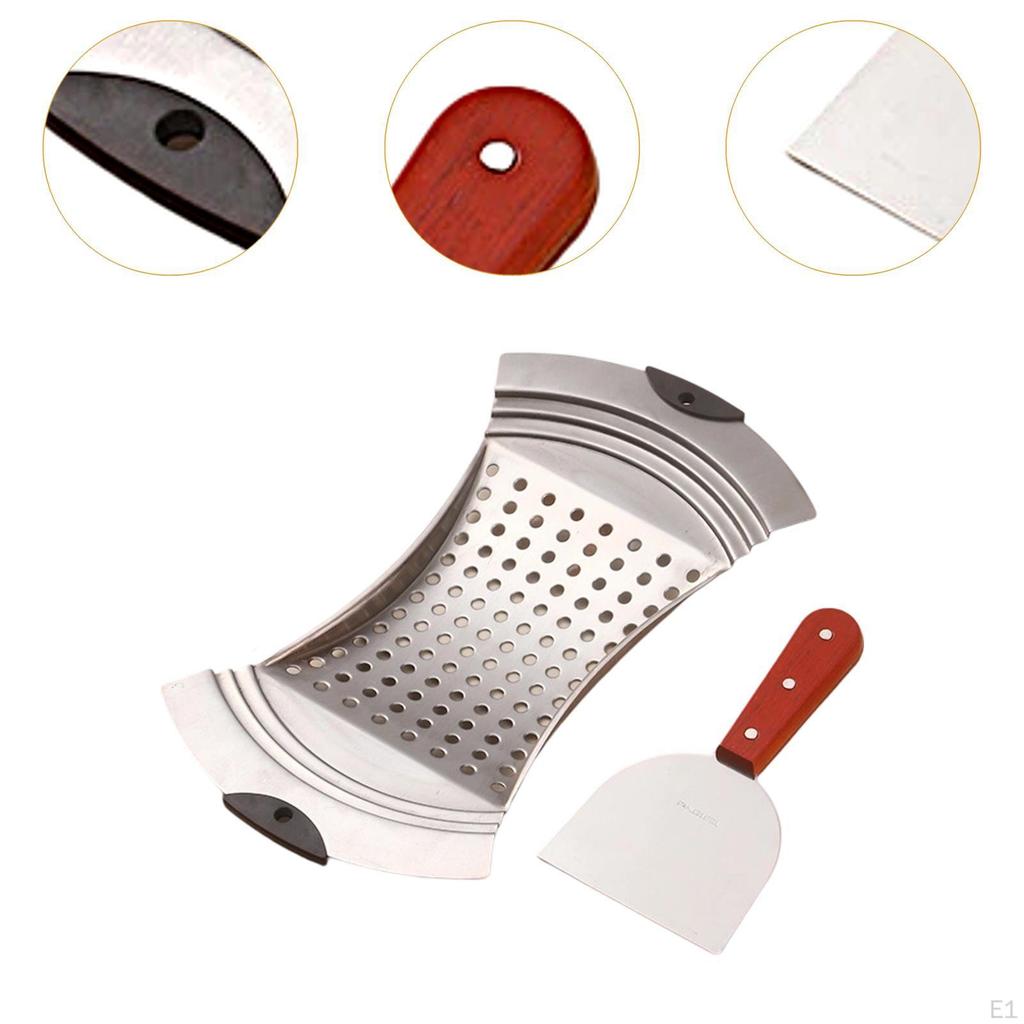 Инструмент для пасты, рубанок для шпецле с соскребателем для теста, практичный, устойчивый к ржавчине пресс для пельменей